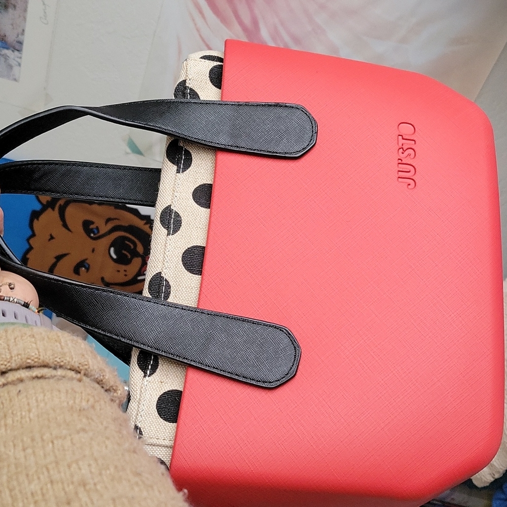 BNWOT Justo New Eva Matrial Bag